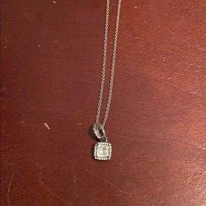 Pandora Square Sparkle Necklace